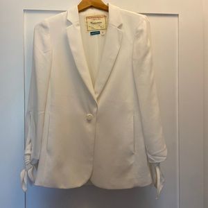 Anthropologie White Blazer